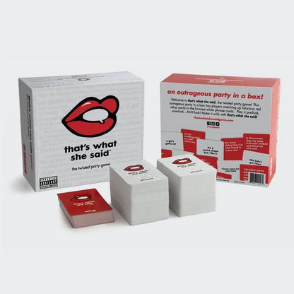 That's What She Said UK edition (EN)-Stalo žaidimai-Brain Games LT