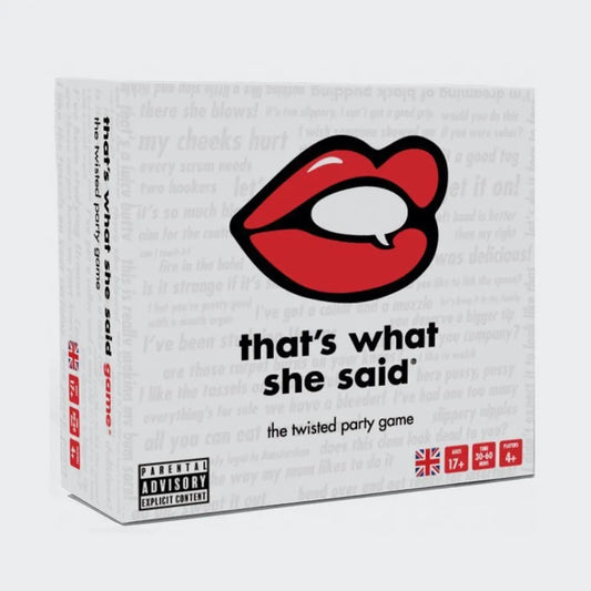 That's What She Said UK edition (EN)-Stalo žaidimai-Brain Games LT