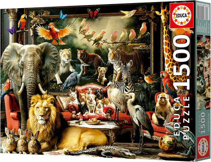 Educa Universalios dėlionės The Animal Mansion, 1500
