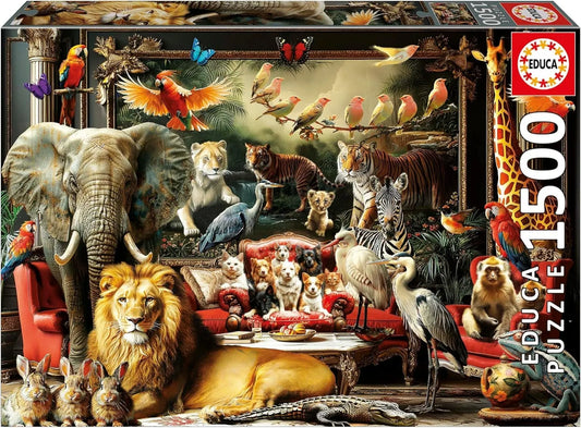 The Animal Mansion, 1500-Universalios dėlionės-Brain Games LT