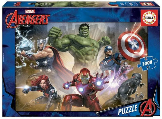 The Avengers, 1000-Universalios dėlionės-Brain Games LT