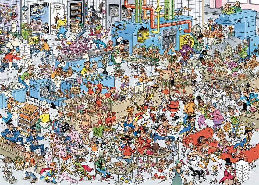 The Bakery, 1000-Universalios dėlionės-Brain Games LT