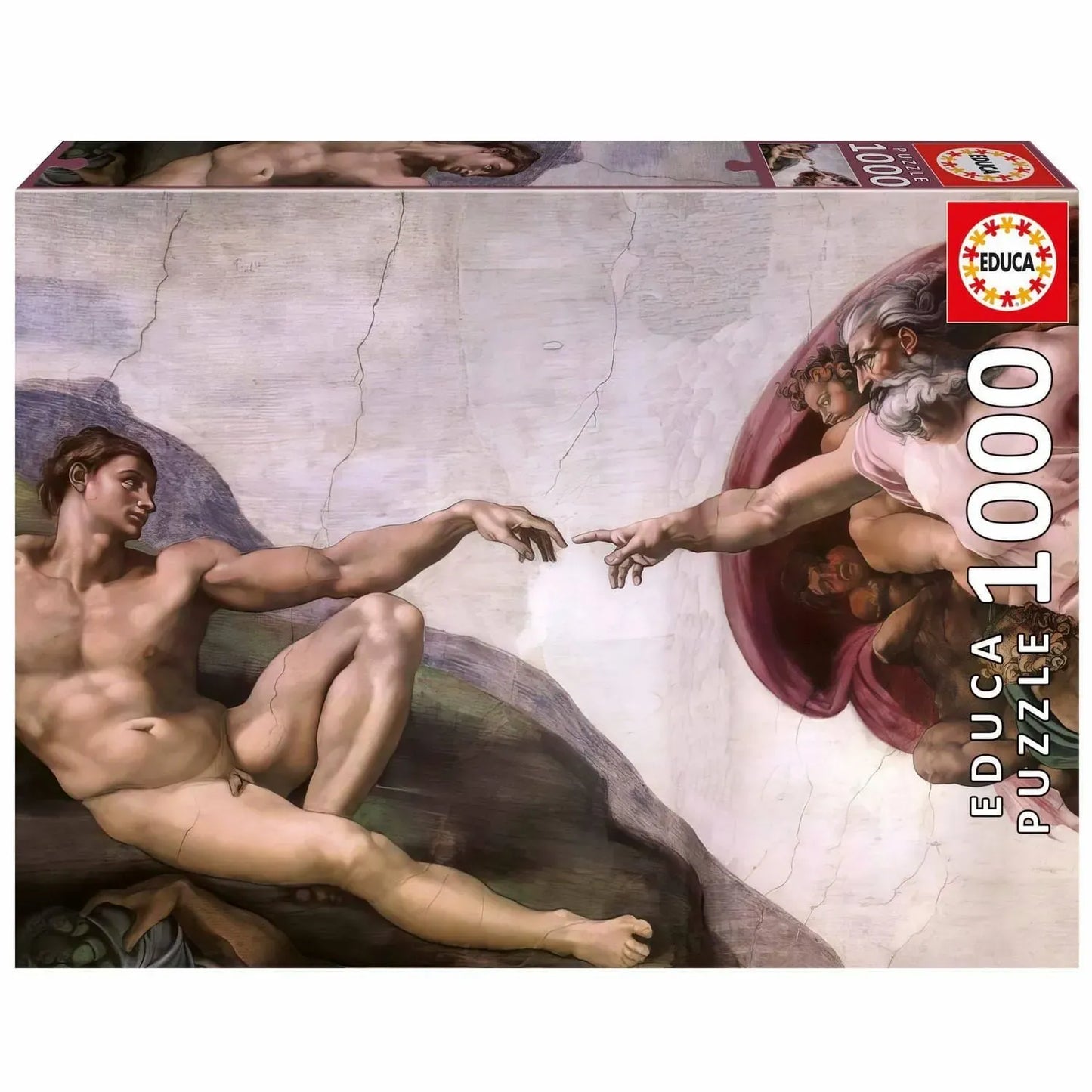 The Creation of Man, 1000-Universalios dėlionės-Brain Games LT
