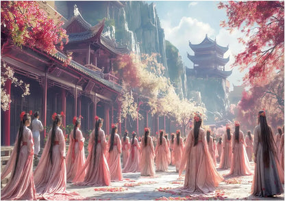 Educa Universalios dėlionės The Geishas, 1000