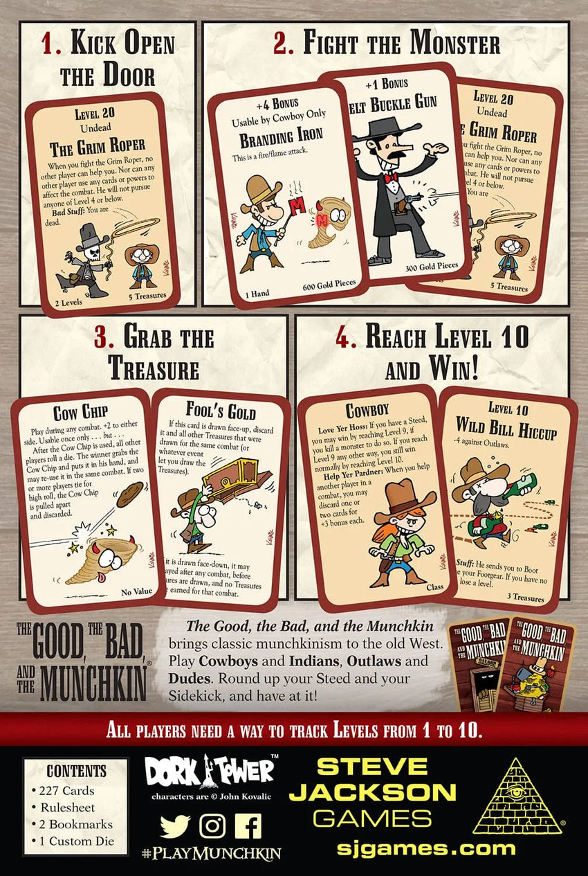 The Good, The Bad, and the Munchkin-Stalo žaidimai-Brain Games LT