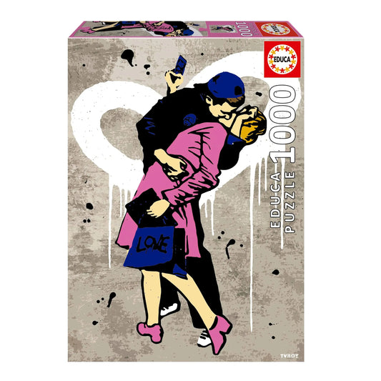 The kiss, TV BOY, 1000-Universalios dėlionės-Brain Games LT