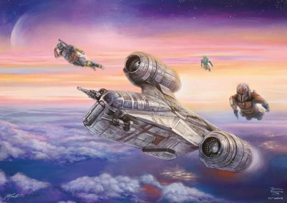 The Mandalorian™- The Escort, 1000-Universalios dėlionės-Brain Games LT