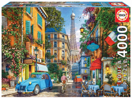 The Old Streets of Paris, 4000-Universalios dėlionės-Brain Games LT