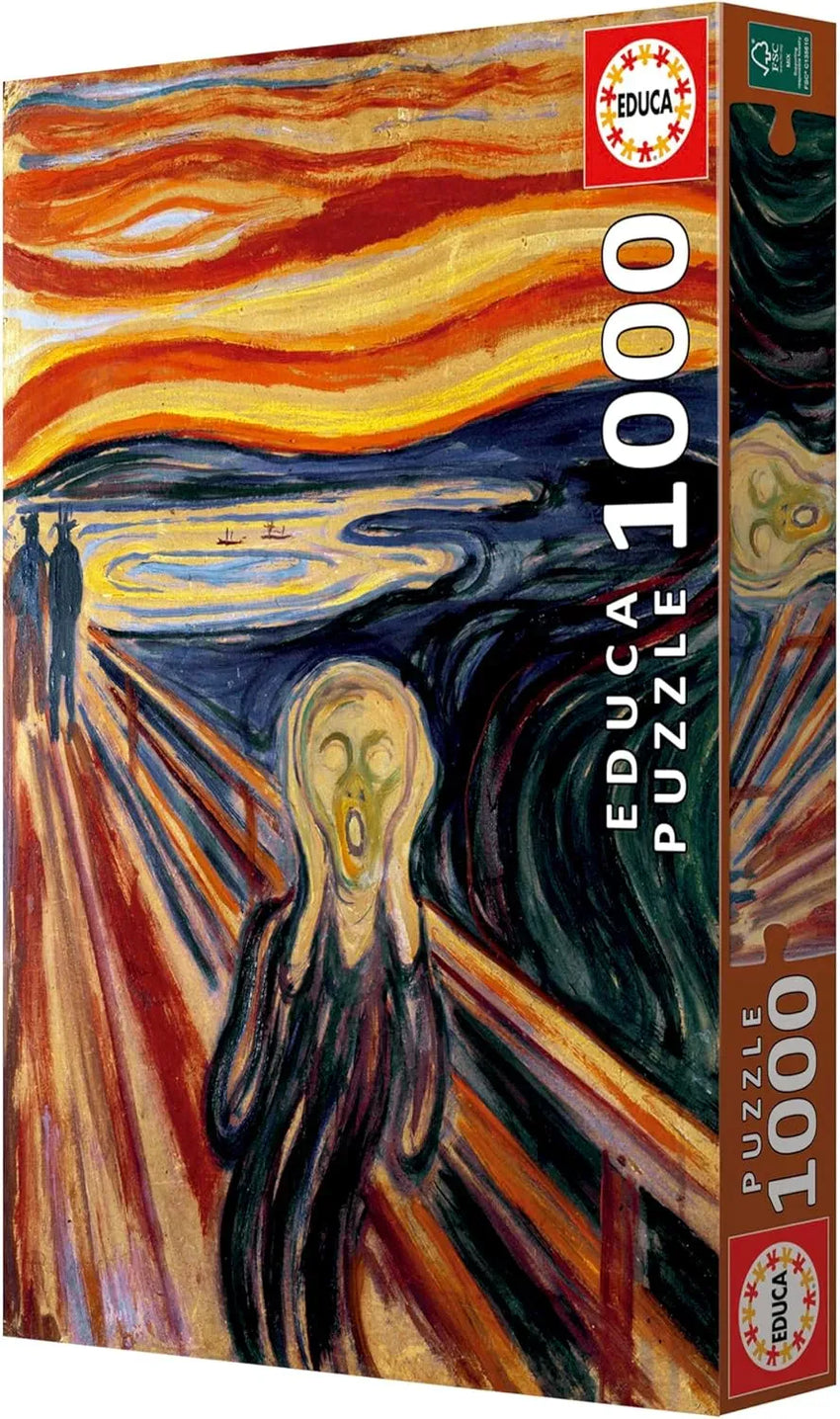 Educa Universalios dėlionės The Scream, Edvard Munch, 1000