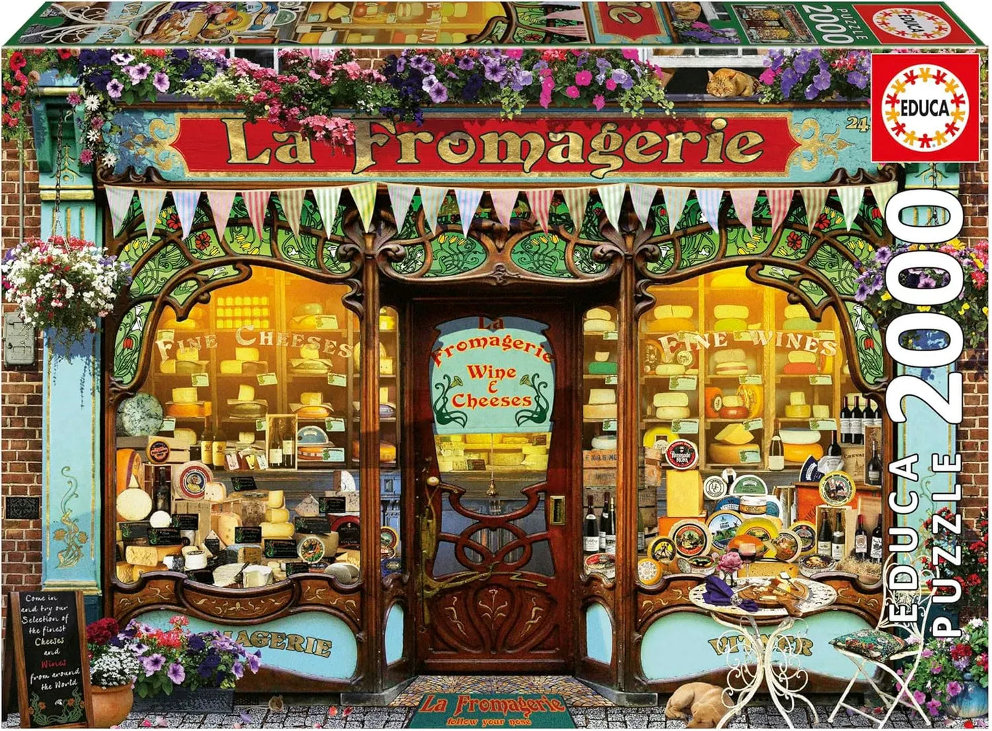 Educa Universalios dėlionės The Shop of Fine Cheeses, 2000