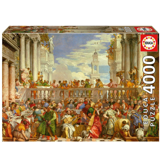 The Wedding At Cana, Paolo Veronese, 4000-Universalios dėlionės-Brain Games LT