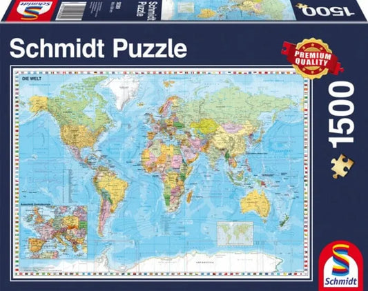 The World , 1500-Universalios dėlionės-Brain Games LT