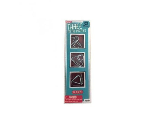 Three Metal Puzzles-Galvosūkiai-Brain Games LT