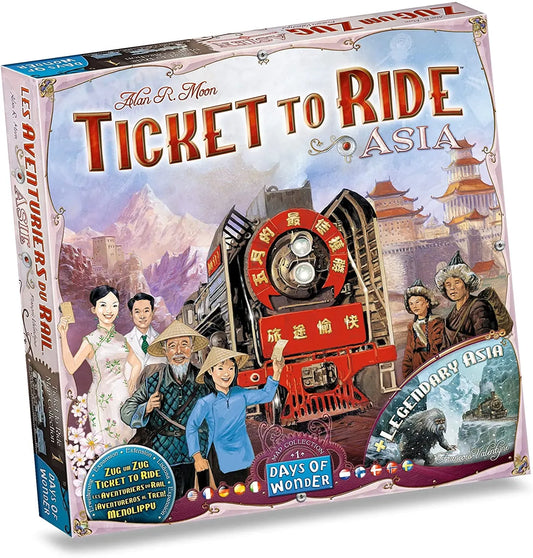 Ticket To Ride: Asia (papildymas)-Stalo žaidimai-Brain Games LT