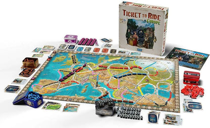Ticket to ride: Europe - 15th anniversary-Stalo žaidimai-Brain Games LT