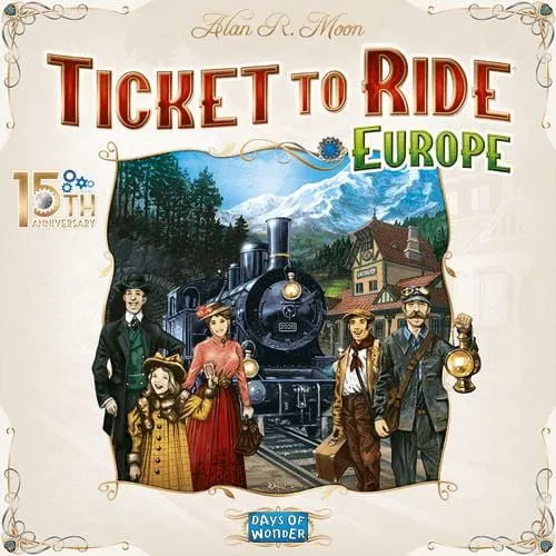 Ticket to ride: Europe - 15th anniversary-Stalo žaidimai-Brain Games LT