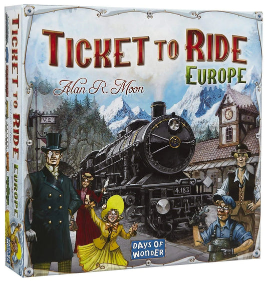 Ticket to Ride Europe-Stalo žaidimai-Brain Games LT