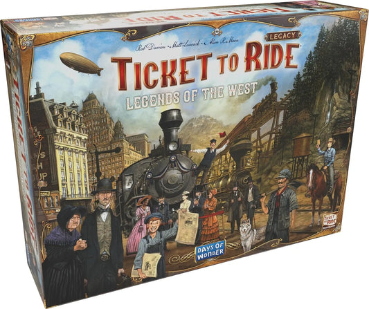 Ticket to Ride Legacy: Legends of the West-Stalo žaidimai-Brain Games LT