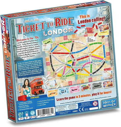 Ticket to Ride: London-Stalo žaidimai-Brain Games LT