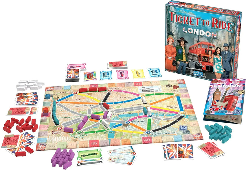 Ticket to Ride: London-Stalo žaidimai-Brain Games LT