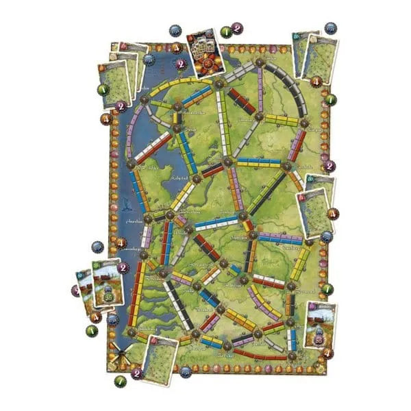Ticket to Ride: Nederland (papildymas)-Stalo žaidimai-Brain Games LT