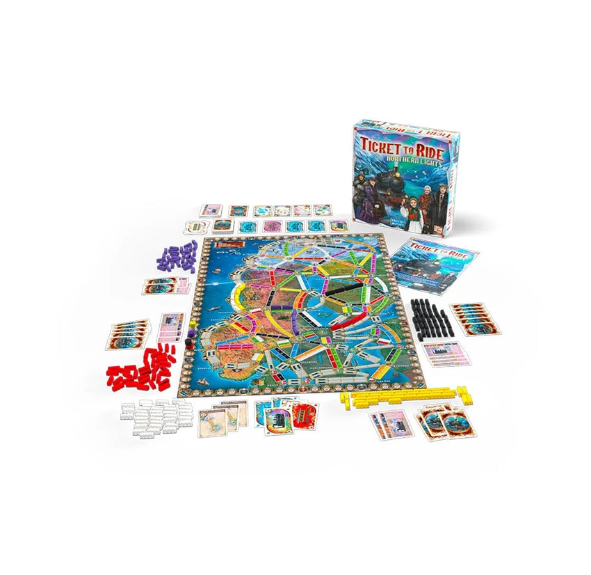Ticket to Ride Northern Lights-Stalo žaidimai-Brain Games LT