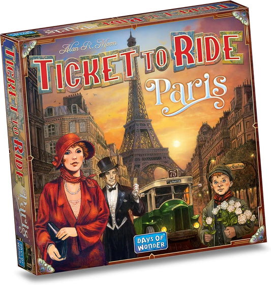 Ticket To Ride: Paris-Stalo žaidimai-Brain Games LT