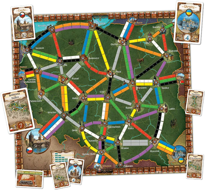 Ticket to ride: Poland (papildymas)-Stalo žaidimai-Brain Games LT