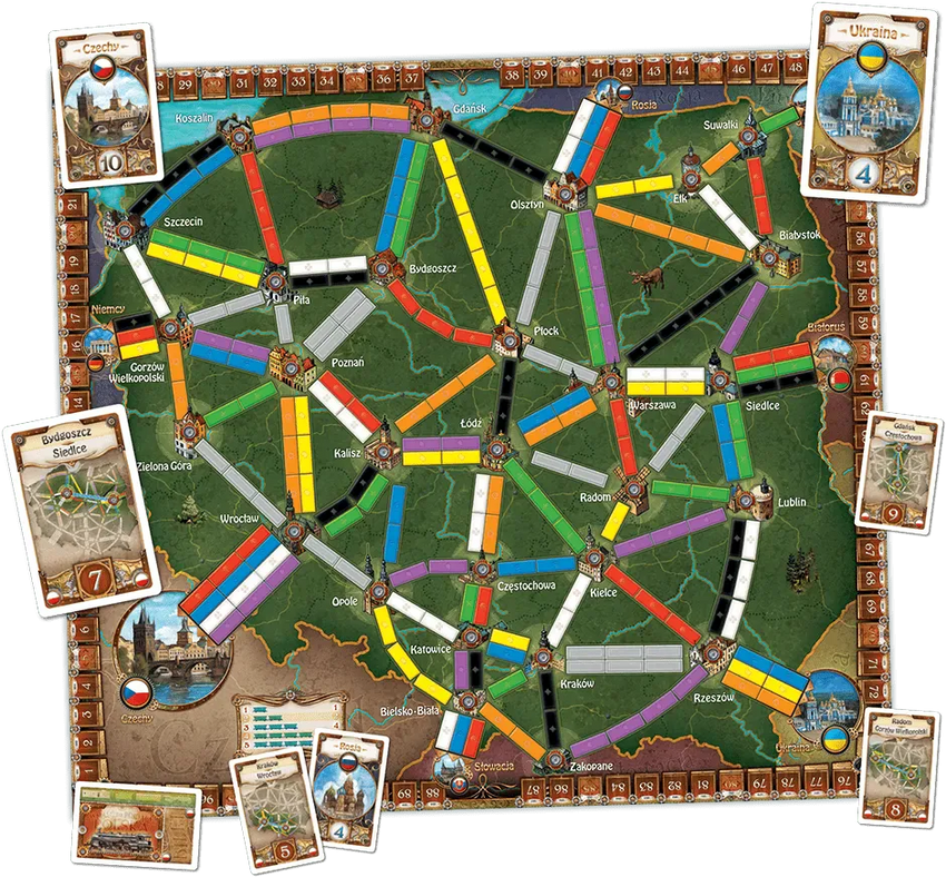 Ticket to ride: Poland (papildymas)-Stalo žaidimai-Brain Games LT