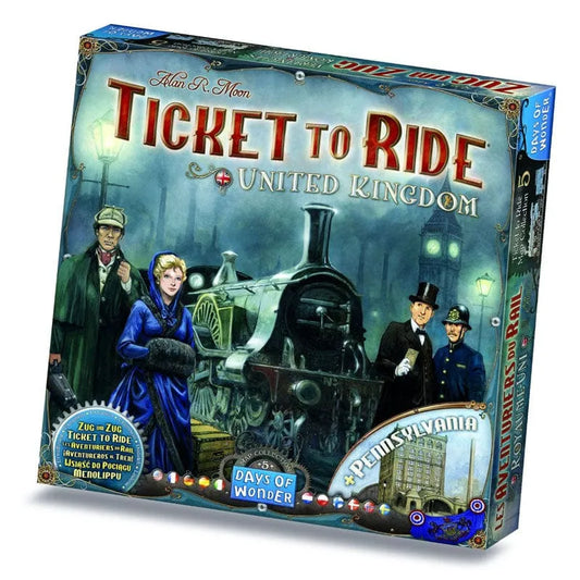 Ticket to Ride: UK/Pennsylvania (papildymas)-Stalo žaidimai-Brain Games LT