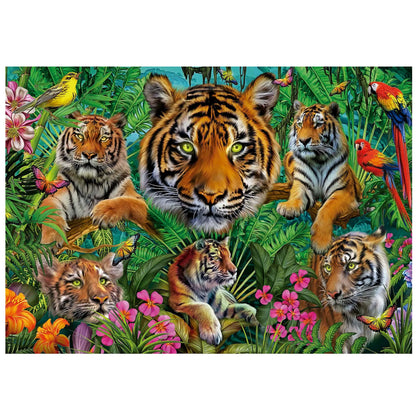 Tiger Jungle, 500-Universalios dėlionės-Brain Games LT