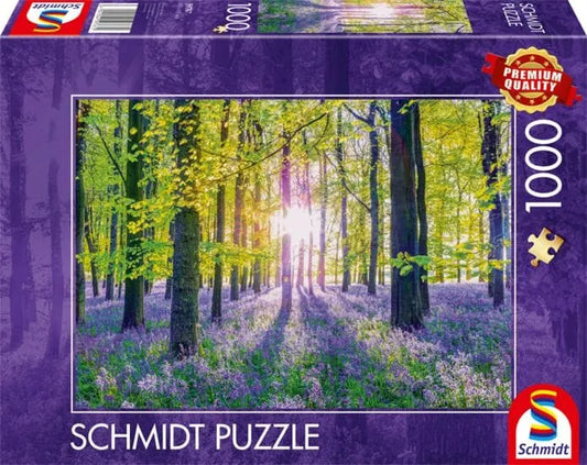 Tranquil bluebell woods, 1000-Universalios dėlionės-Brain Games LT
