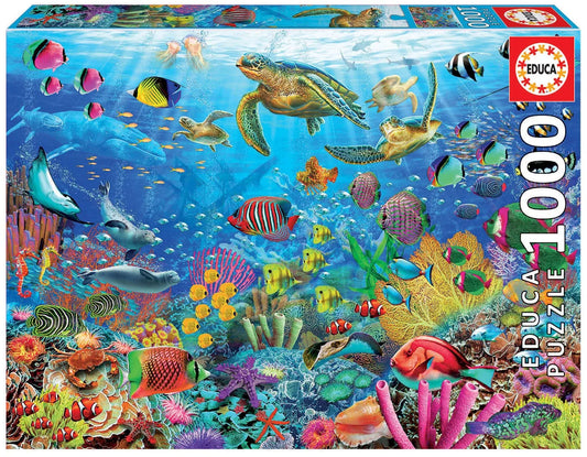 Tropical Fantasy Turtles, 1000-Universalios dėlionės-Brain Games LT