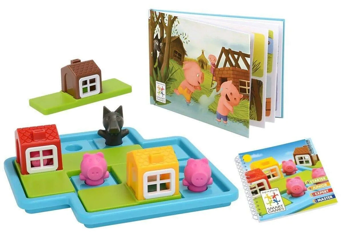 Trys maži paršiukai-Loginiai Žaidimai-Brain Games LT