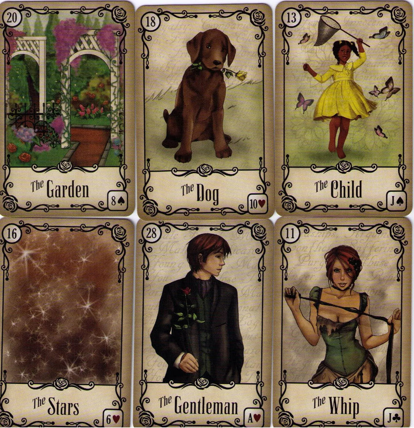 Under The Roses Lenormand kortos-Kita-Brain Games LT