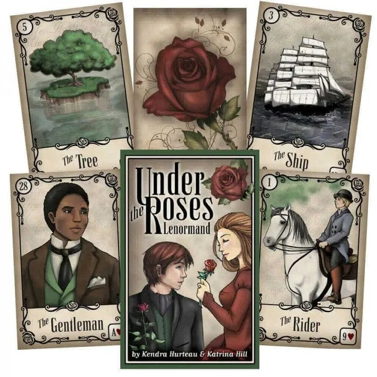 Under The Roses Lenormand kortos-Kita-Brain Games LT