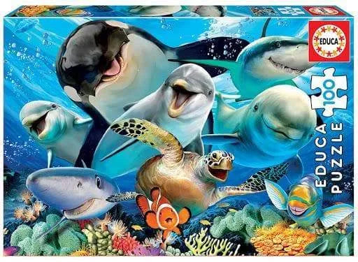 Underwater selfie, 100-Vaikiškos dėlionės-Brain Games LT