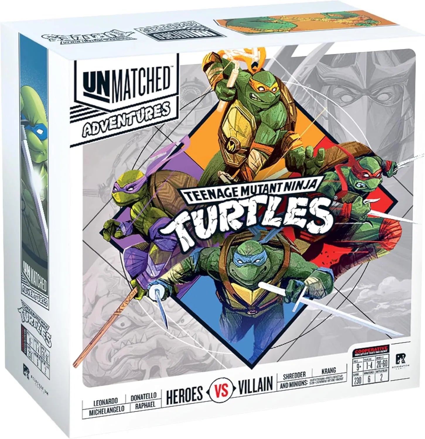 IELLO Stalo žaidimai Unmatched Adventures – Teenage Mutant Ninja Turtles