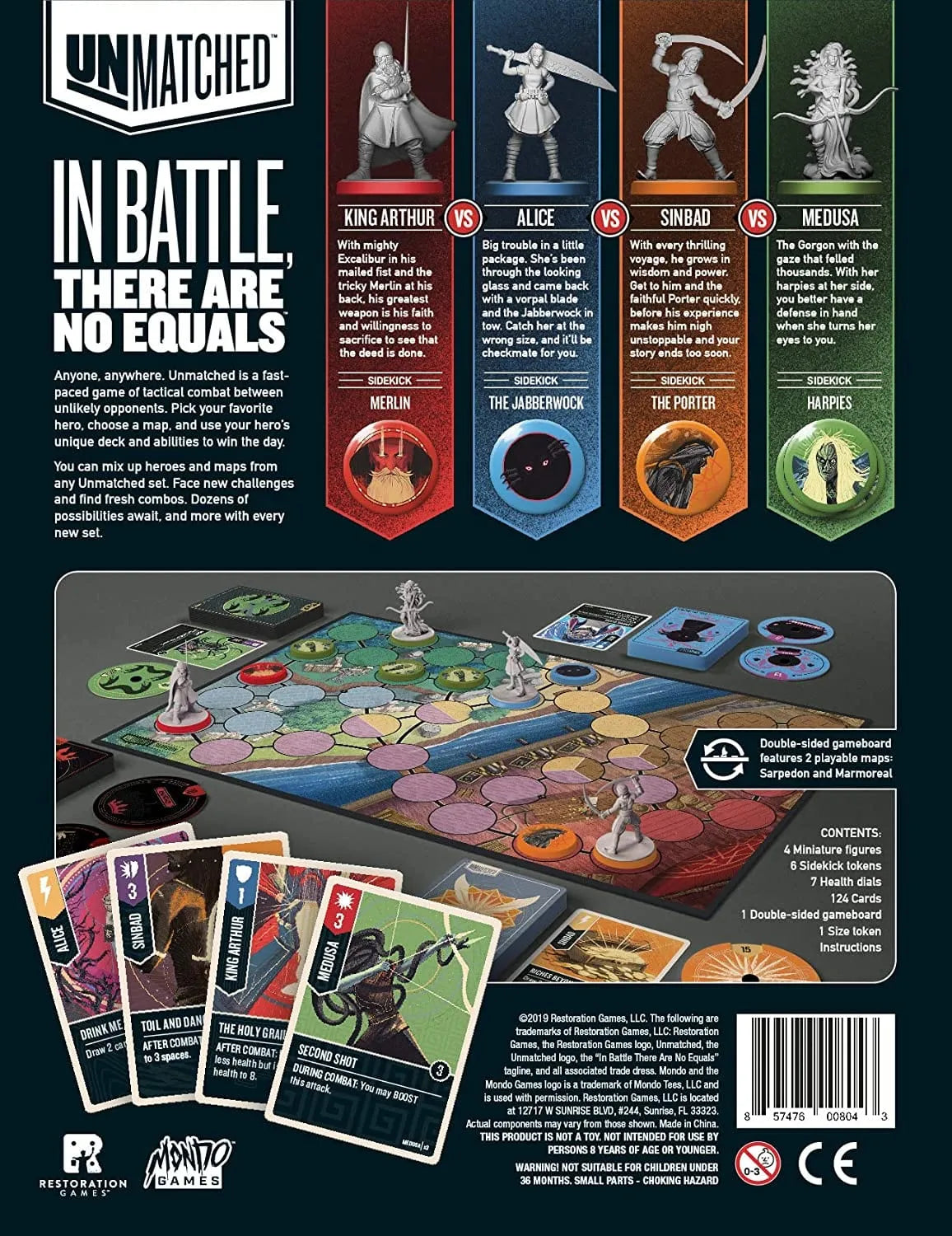 Unmatched: Battle of Legends, Volume One-Stalo žaidimai-Brain Games LT