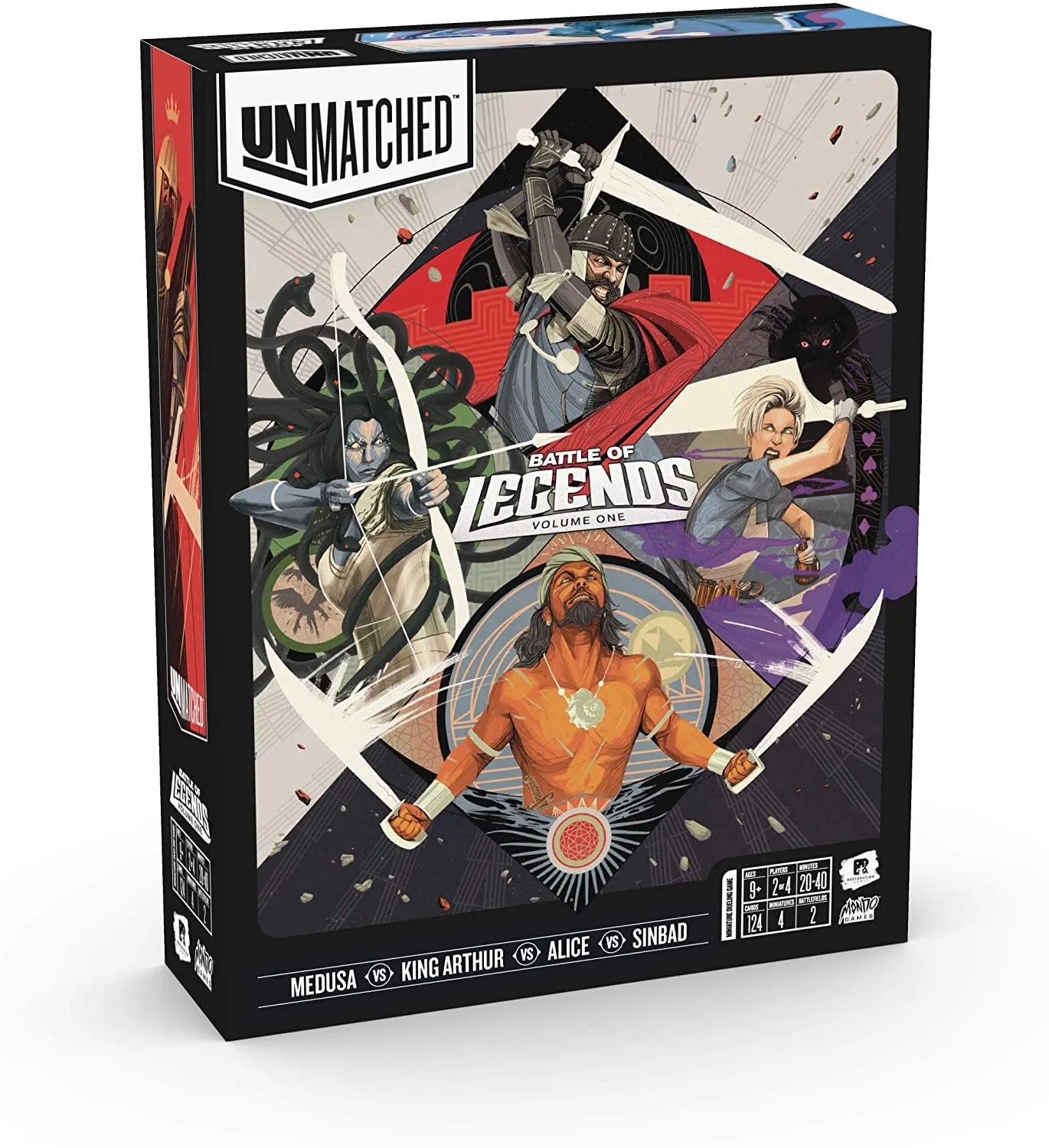 Unmatched: Battle of Legends, Volume One-Stalo žaidimai-Brain Games LT
