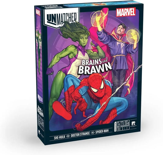Unmatched: Marvel Brains and Brawn-Stalo žaidimai-Brain Games LT