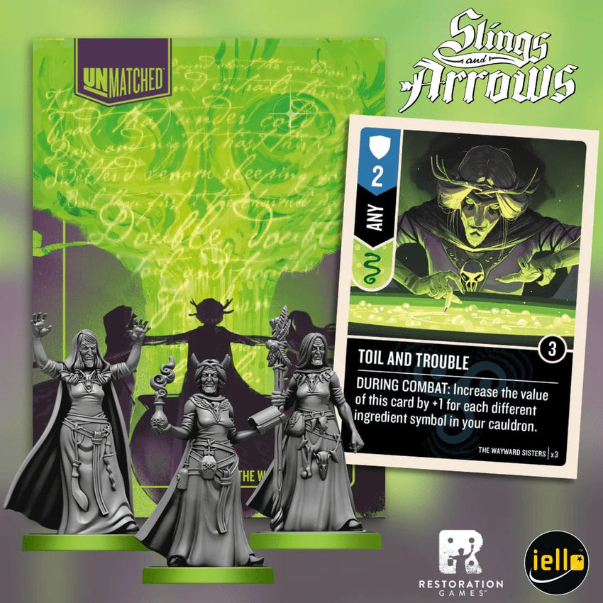 Unmatched: Slings and Arrows-Stalo žaidimai-Brain Games LT