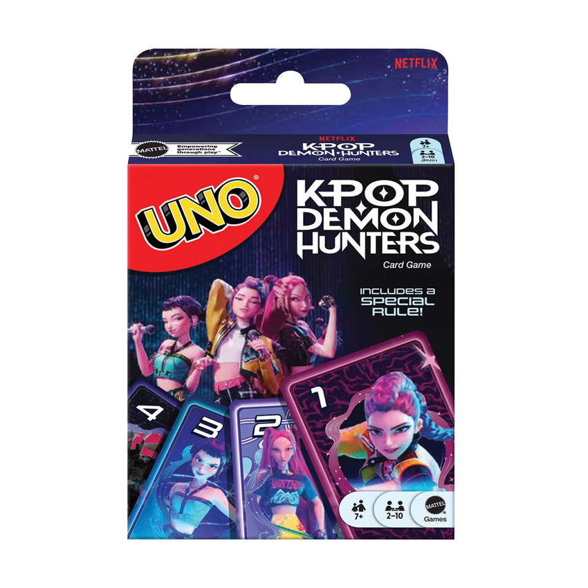 UNO kortos KPOP Demon Hunters-Stalo žaidimai-Brain Games LT