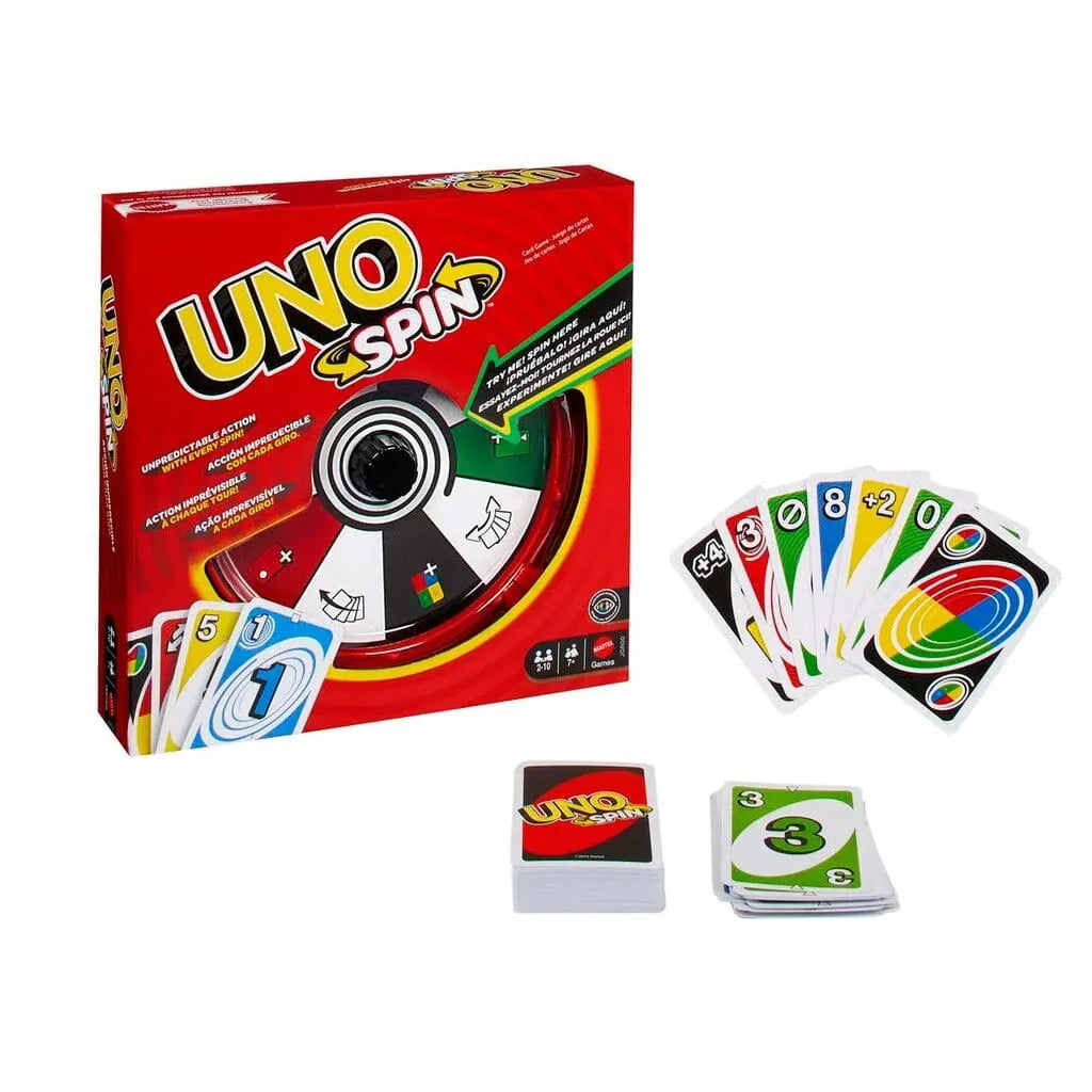 Mattel Stalo žaidimai UNO kortos SPIN