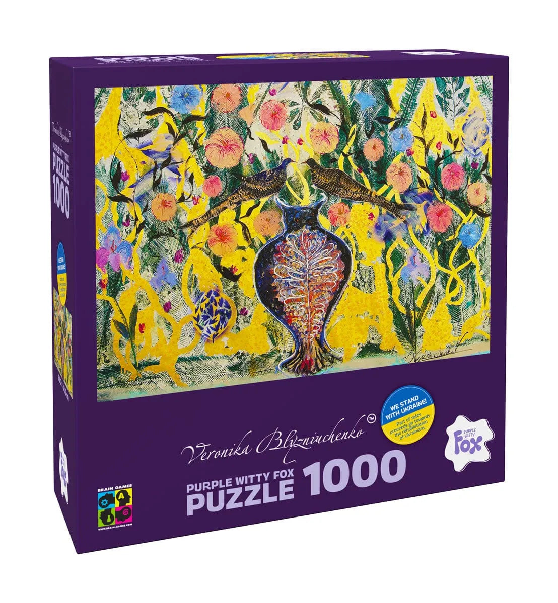 Vase of inspiration, 1000-Universalios dėlionės-Brain Games LT