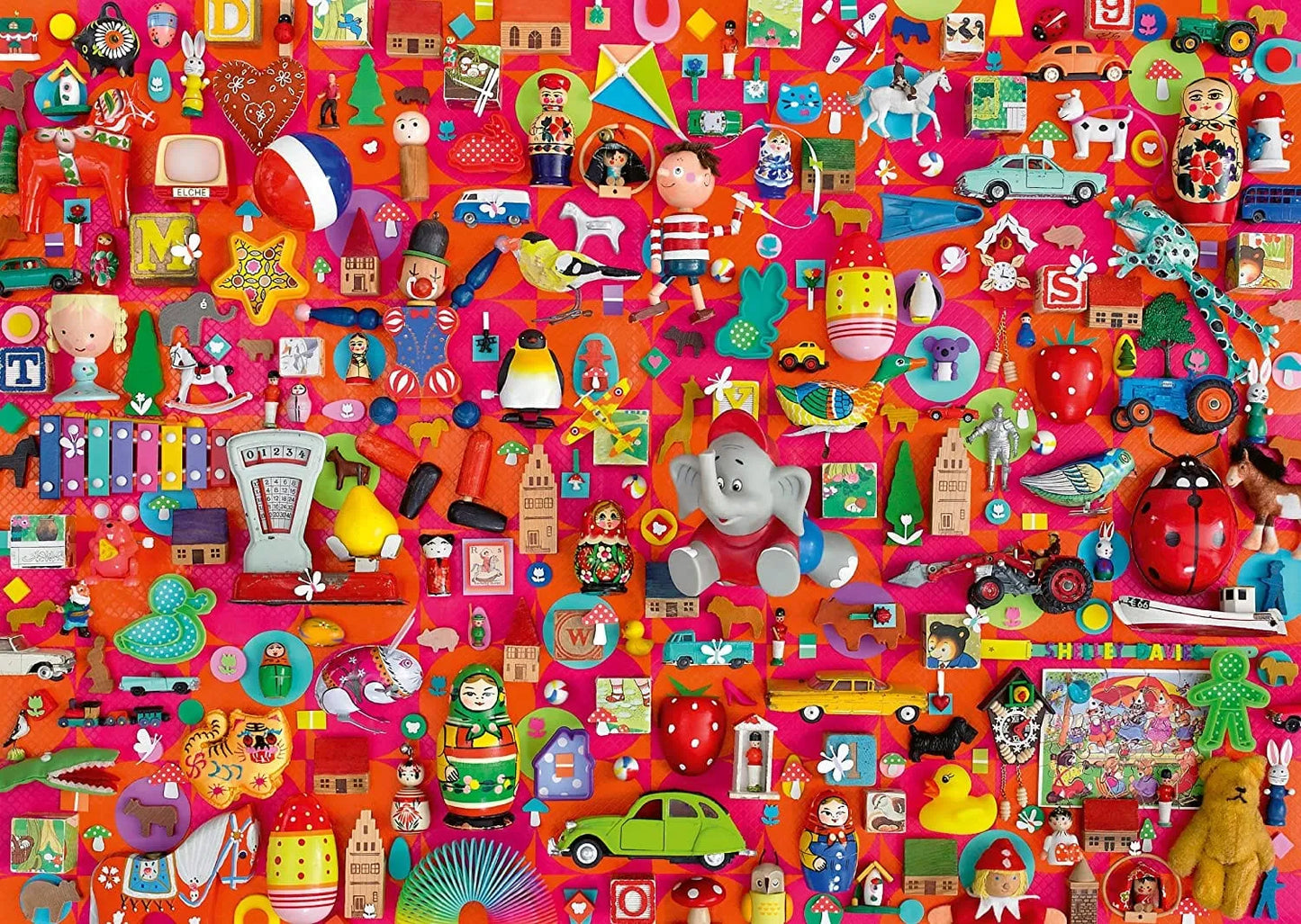 Vintage toys, 1000-Universalios dėlionės-Brain Games LT