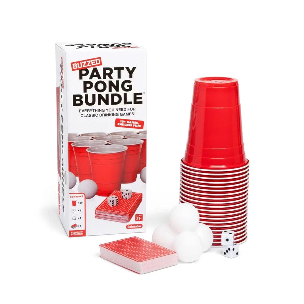 VR Distribution (UK) Limited Stalo žaidimai Buzzed Party Pong Bundle