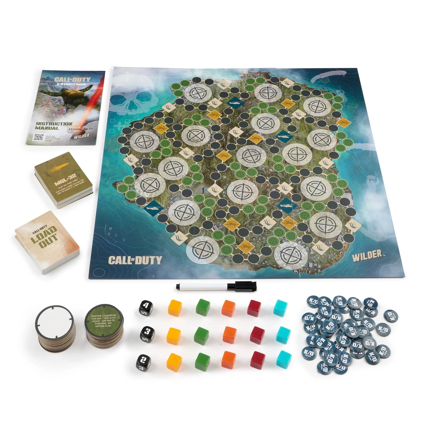 VR Distribution (UK) Limited Stalo žaidimai Call of Duty K/D Party Game