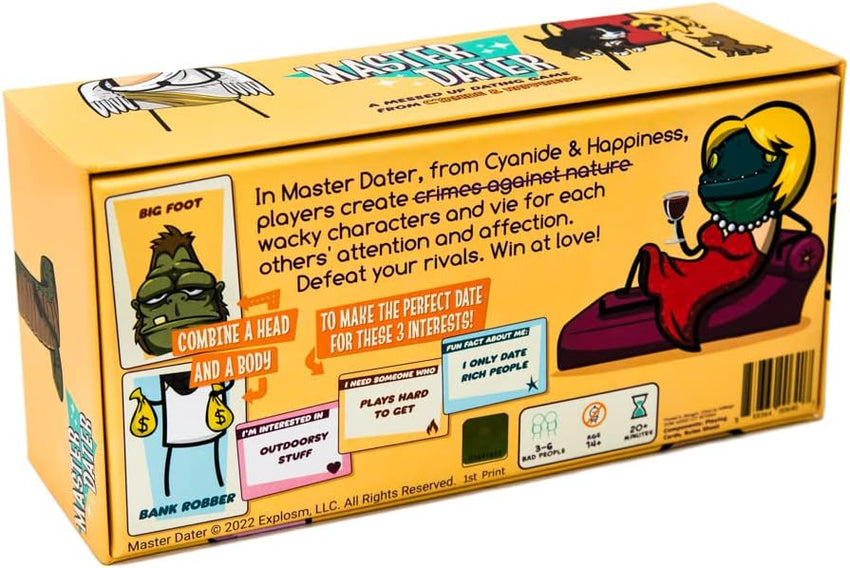 VR Distribution (UK) Limited Stalo žaidimai Master Dater by Cyanide & Happiness