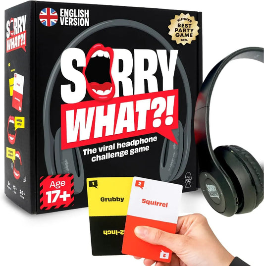 VR Distribution (UK) Limited Stalo žaidimai Sorry, What?!